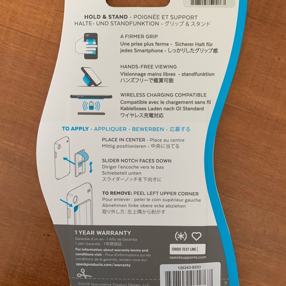 Speck GrabTab Phone Holder PINEAPPLE YOGA - Picture 2 of 3